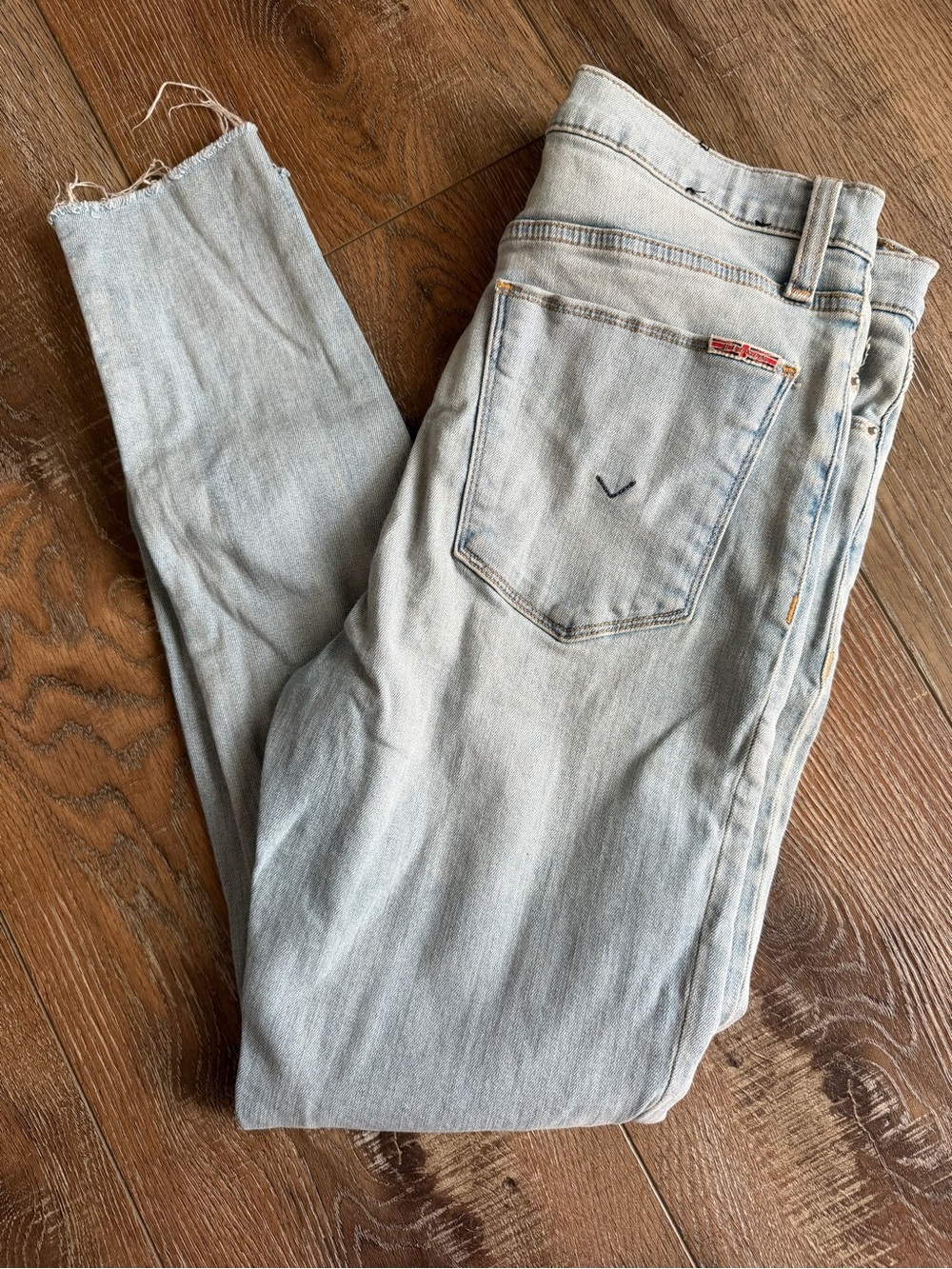 Hudson Jeans Light Blue Cropped Ankle Jeans